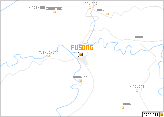 map of Fusong