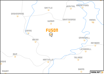 map of Fuson