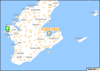 map of Fusozaki