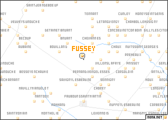 map of Fussey