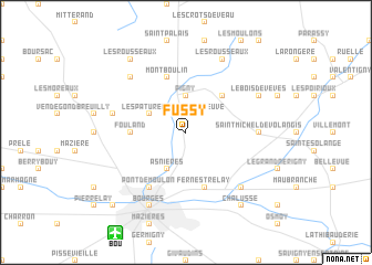 map of Fussy