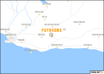 map of Futakōbe