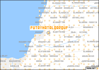 map of Futayḩāt al Qarqūf