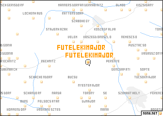 map of Fůtelekimajor