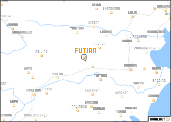 map of Futian