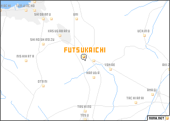 map of Futsukaichi
