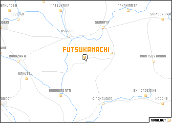 map of Futsukamachi