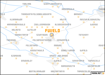 map of Füvelő