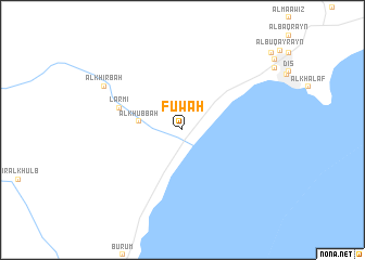 map of Fūwah