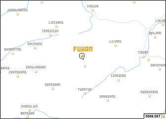 map of Fuwan