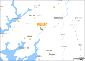 map of Fuwen