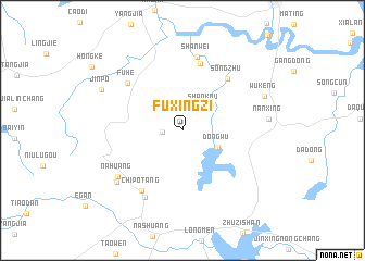 map of Fuxingzi