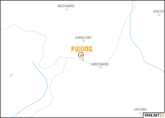 map of Fuxing