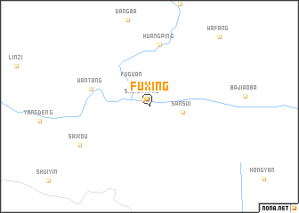 map of Fuxing