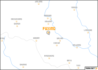 map of Fuxing