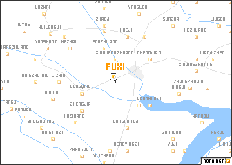 map of Fuxi