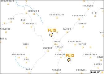 map of Fuxi