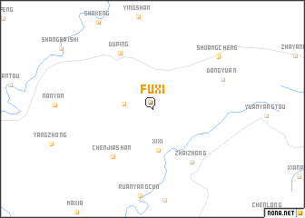 map of Fuxi