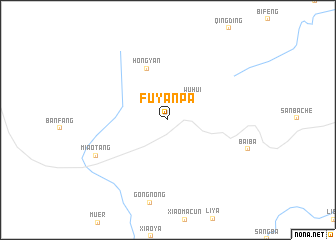 map of Fuyanpa