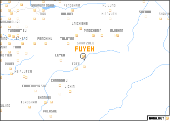 map of Fu-yeh