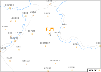 map of Fuyi