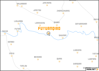 map of Fuyuanqiao