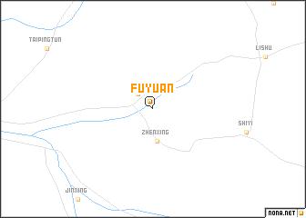 map of Fuyuan