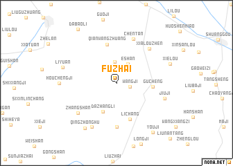 map of Fuzhai