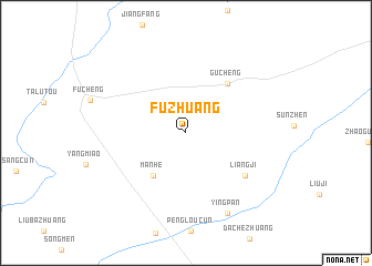 map of Fuzhuang