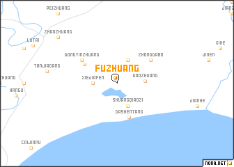 map of Fuzhuang