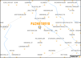 map of Fůzmatanya