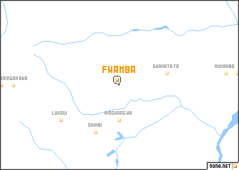 map of Fwamba