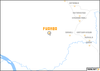 map of Fwamba