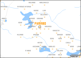 map of Fwambo