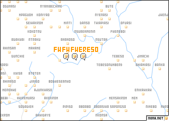 map of Fwereso