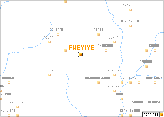 map of Fweyiye