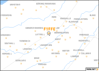 map of Fyffe