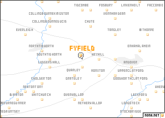 map of Fyfield