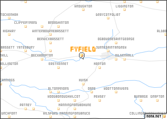 map of Fyfield