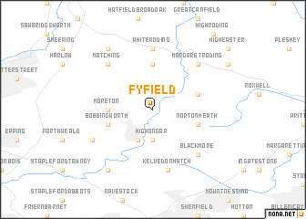 map of Fyfield