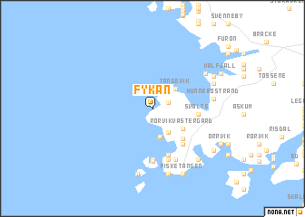 map of Fykan