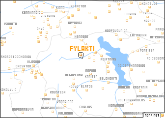 map of Fylaktí