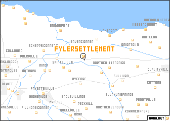 map of Fyler Settlement