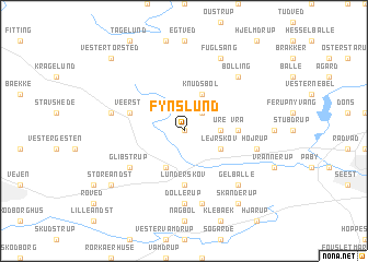 map of Fynslund