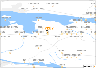 map of Fyrby