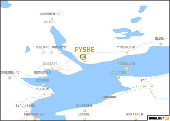 map of Fyske