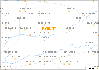 map of Fysuny