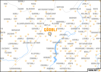 map of Gaabli