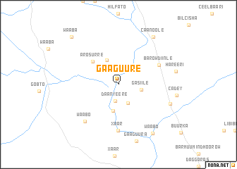 map of Gaaguure