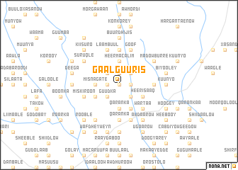 map of Gaal Guuris